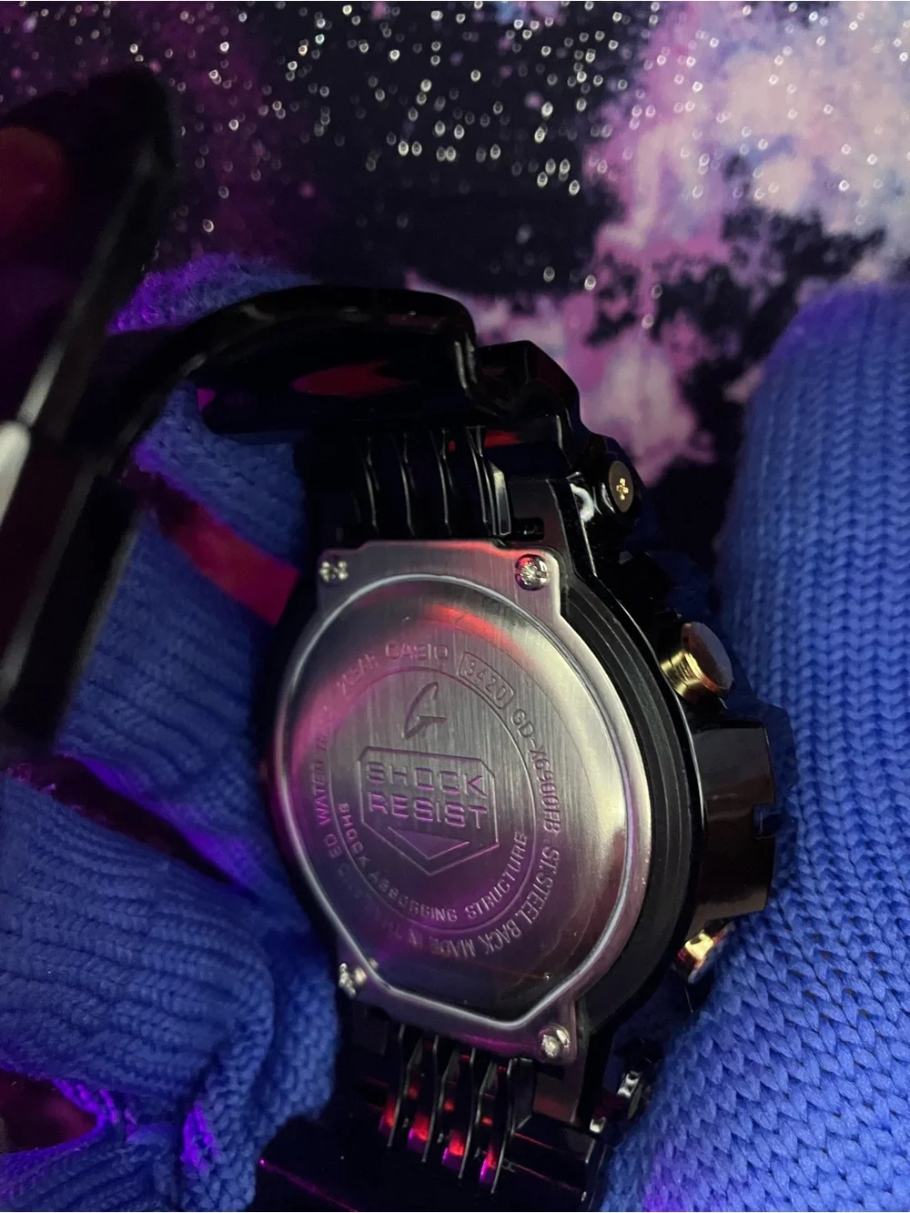 Custom G Shock Gold and Black Colorway